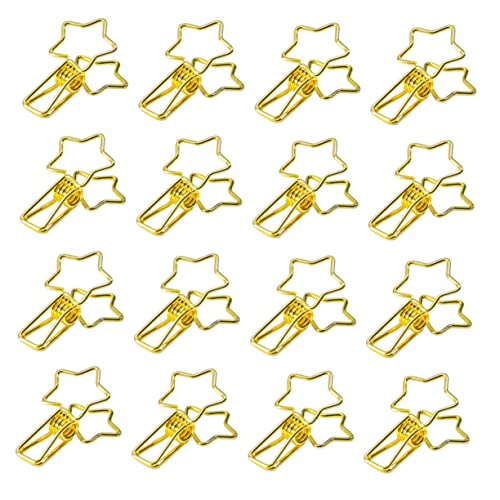FUNNETOYU 16Stücke Hohl Empfangsklammer Kreative Metall Clips für Fotos und Dokumente Organisieren Ihre Belege und Karten mit Stilvollen Langlebigen Büroklammern FUNNETOYU 16Stücke Hohl Empfangsklammer Kreative Metall Clips für Fotos und Dokumente Organisieren Ihre Belege und Karten mit Stilvollen Langlebigen Büroklammern von FUNNETOYU
