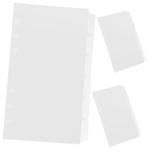 FUNNETOYU 18 Blatt Teiliges Transparente PVC Trennblätter für Ringbuch Langlebige Ordner und Notizbuch Registerkarten Praktische Lose Trenner für Büro und Journal FUNNETOYU 18 Blatt Teiliges Transparente PVC Trennblätter für Ringbuch Langlebige Ordner und Notizbuch Registerkarten Praktische Lose Trenner für Büro und Journal von FUNNETOYU