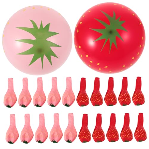 FUNNETOYU 18 Stück Erdbeerballon Geburtstagsfeier Latexballons Luftballons-set Obstparty-zubehör Partyballons Dekorationen Cartoonballons Zur Geburtstagsfeier Ballons Geburtstag Emulsion FUNNETOYU 18 Stück Erdbeerballon Geburtstagsfeier Latexballons Luftballons-set Obstparty-zubehör Partyballons Dekorationen Cartoonballons Zur Geburtstagsfeier Ballons Geburtstag Emulsion von FUNNETOYU