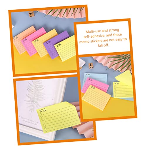FUNNETOYU 18 Stück Teiliges Fluoreszierende Notizblöcke Selbstklebende Memo Pads Vielseitige Haftnotizen für Schule Büro und Zuhause Praktische Farbenfrohe Schüler und Bürobedarf von FUNNETOYU