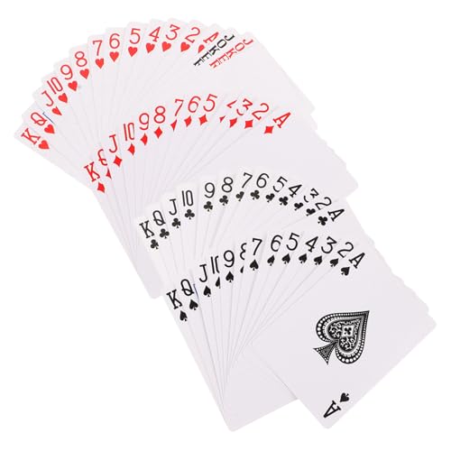 FUNNETOYU 1Satz Leere Pokerkarten aus Sicherem Papier DIY Sublimierbare Blankokarten für Spieleabende und Kreative Projekte Leicht Transportierbar FUNNETOYU 1Satz Leere Pokerkarten aus Sicherem Papier DIY Sublimierbare Blankokarten für Spieleabende und Kreative Projekte Leicht Transportierbar von FUNNETOYU