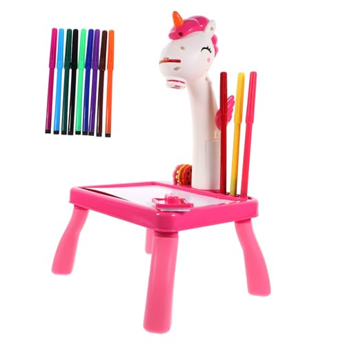 FUNNETOYU 1Satz Unicorn Zeichentisch für Multifunktionales Zeichenspielzeug Sicher und Leicht Fördert Kreatives Kritzeln und Lernen für Jungen und Jahren von FUNNETOYU