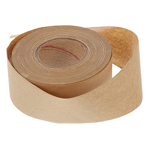 FUNNETOYU 1Stück Wasseraktiviertes Kraftpapier Klebeband Umweltfreundliches Dichtungsband für Verpackung DIY Projekte Geeignet für Geschenkverpackungen und Abdichtungen von FUNNETOYU