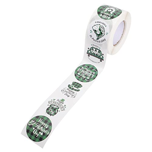 FUNNETOYU 1rolle Patrick's Day Aufkleber Kleeblatt Sticker Dekorative Deko Für Umschläge Partys Vielseitige Farbenfrohe Designs Für Feiern Und Dekorationen Für Familie Und Freunde FUNNETOYU 1rolle Patrick's Day Aufkleber Kleeblatt Sticker Dekorative Deko Für Umschläge Partys Vielseitige Farbenfrohe Designs Für Feiern Und Dekorationen Für Familie Und Freunde von FUNNETOYU