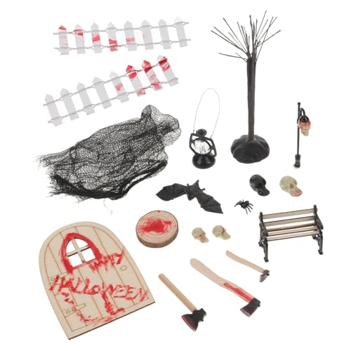 FUNNETOYU 1satz Miniatur Halloween Dekoration Teiliges Für Puppenhaus Tischdekoration Vielseitige Halloween Miniaturen Für Kreative Bastelprojekte Und Grusel-Dekorationen von FUNNETOYU