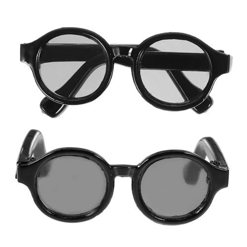 FUNNETOYU 2 Paare Mini Puppenbrillen Dekorative Brille für Puppen Stilvolle Accessoires für Puppenoutfits FUNNETOYU 2 Paare Mini Puppenbrillen Dekorative Brille für Puppen Stilvolle Accessoires für Puppenoutfits von FUNNETOYU