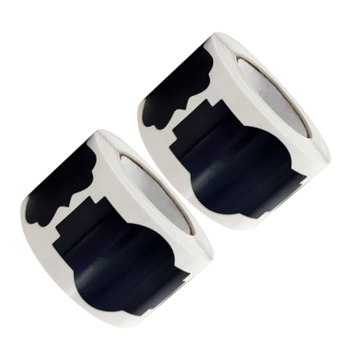 FUNNETOYU 2 Rollen Kreative Abnehmbare PVC Kreidetafel Aufkleber für Vorratsdosen Selbstklebend Beschreibbar mit Je Etiketten Vielseitig für Küche Büro Schule und Haushalt Geeignet FUNNETOYU 2 Rollen Kreative Abnehmbare PVC Kreidetafel Aufkleber für Vorratsdosen Selbstklebend Beschreibbar mit Je Etiketten Vielseitig für Küche Büro Schule und Haushalt Geeignet von FUNNETOYU