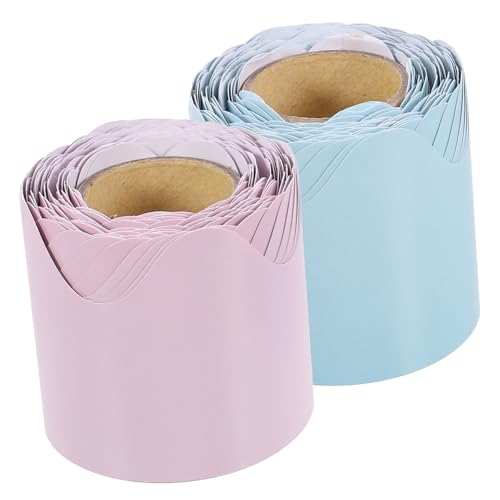 FUNNETOYU 2 Rollen Scalloped Bulletin Board Trim Dekorpapier für Klassenzimmer für Pinnwände Fenster Tür und Tafeldekoration FUNNETOYU 2 Rollen Scalloped Bulletin Board Trim Dekorpapier für Klassenzimmer für Pinnwände Fenster Tür und Tafeldekoration von FUNNETOYU
