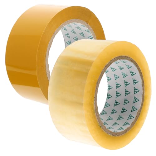 FUNNETOYU 2 Rollen Transparentes Verpackungsklebeband À Bopp Starkes Klebeband für Umzugskartons und Paketversiegelung Reißfest und Haftstark Geeignet für Kartons und Pappschachteln FUNNETOYU 2 Rollen Transparentes Verpackungsklebeband À Bopp Starkes Klebeband für Umzugskartons und Paketversiegelung Reißfest und Haftstark Geeignet für Kartons und Pappschachteln von FUNNETOYU