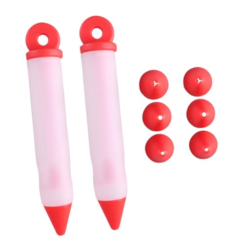 FUNNETOYU 2 Sätze Montagestift Für Dekoration Ausgepeitscht Düse Kuchen Creme Tipps Bausatz Glasur Schokolade Spritztüllen Zum Dekorieren Von Torten Nachtisch Gebäckwerkzeuge Rot Kieselgel FUNNETOYU 2 Sätze Montagestift Für Dekoration Ausgepeitscht Düse Kuchen Creme Tipps Bausatz Glasur Schokolade Spritztüllen Zum Dekorieren Von Torten Nachtisch Gebäckwerkzeuge Rot Kieselgel von FUNNETOYU