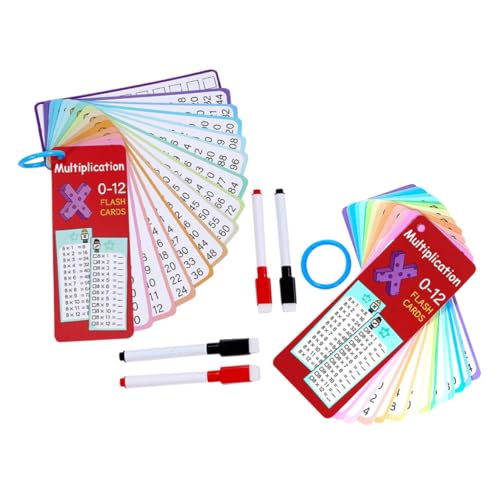 FUNNETOYU 2 Sätze Multiplikations -Flash -Karte Karteikarten Zur Addition Und Subtraktion Zusatztabellen-lernkarten Mathematikkarten Für Mathe Lernspielzeug Mathe- FUNNETOYU 2 Sätze Multiplikations -Flash -Karte Karteikarten Zur Addition Und Subtraktion Zusatztabellen-lernkarten Mathematikkarten Für Mathe Lernspielzeug Mathe- von FUNNETOYU