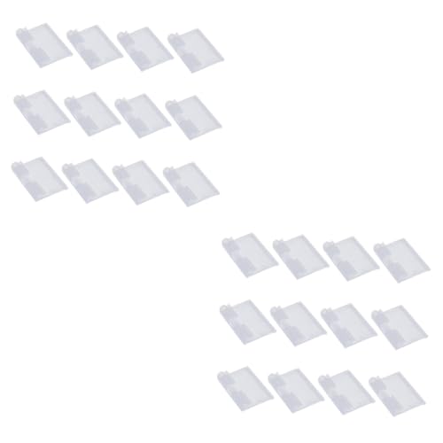 FUNNETOYU 2 Sätze Praktische Preisschilder Transparente Kunststoff Preisschilder Für Einfache Preisdisplay Und Etikettierung Geschäften Und Veranstaltungen Für Regal Displays 30 Stück * 2 von FUNNETOYU