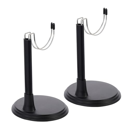FUNNETOYU 2 Sätze Puppenständer Schwarz Doll Holder mit Glatter Oberfläche Stabiles Display Stand für Puppenpräsentation und Spiel für Puppenliebhaber FUNNETOYU 2 Sätze Puppenständer Schwarz Doll Holder mit Glatter Oberfläche Stabiles Display Stand für Puppenpräsentation und Spiel für Puppenliebhaber von FUNNETOYU