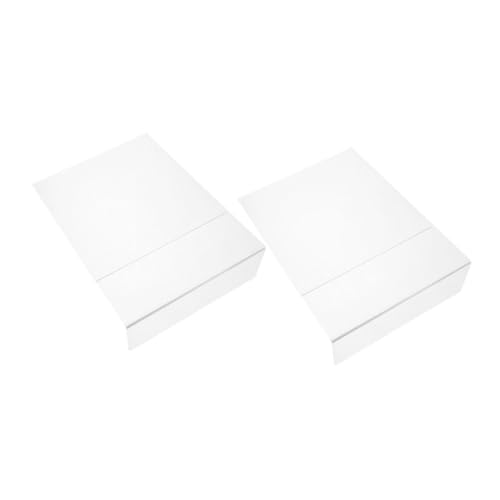 FUNNETOYU 2 Stück Acryl Transparentes Schreib und Zeichenbrett Teiliges mit Stabilem Schrägständer Kratzfest Ergonomisch Geneigt für Schreibtisch Büro und Schule Langlebig und Handfreundlich von FUNNETOYU