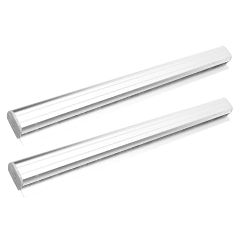 FUNNETOYU 2 Stück Aluminiumlegierung Schiebeklemme Quittungshalter Nopunch Design Leicht Tragbar Für Restaurant Küche Takeout Gastro Bonhalter Organizer von FUNNETOYU