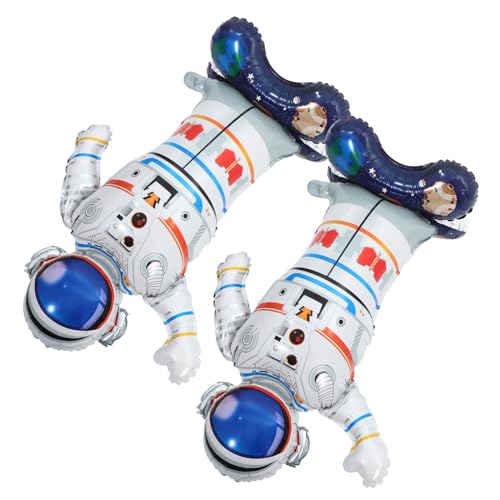 FUNNETOYU 2 Stück Astronautenballon Geburtstag Luftballons Weltraum-cartoon-ballons Partyballon Mit Weltraumthema Geburtstagsversorgung Ballons Dekorationen Ballondekoration Aluminium FUNNETOYU 2 Stück Astronautenballon Geburtstag Luftballons Weltraum-cartoon-ballons Partyballon Mit Weltraumthema Geburtstagsversorgung Ballons Dekorationen Ballondekoration Aluminium von FUNNETOYU