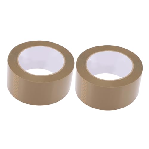 FUNNETOYU 2 Stück Braunes Klebeband mit Hoher Klebkraft Starkes Verpackungsband für Kartons Reißfestes Paketklebeband für Sicheren Versand und Verpackung FUNNETOYU 2 Stück Braunes Klebeband mit Hoher Klebkraft Starkes Verpackungsband für Kartons Reißfestes Paketklebeband für Sicheren Versand und Verpackung von FUNNETOYU
