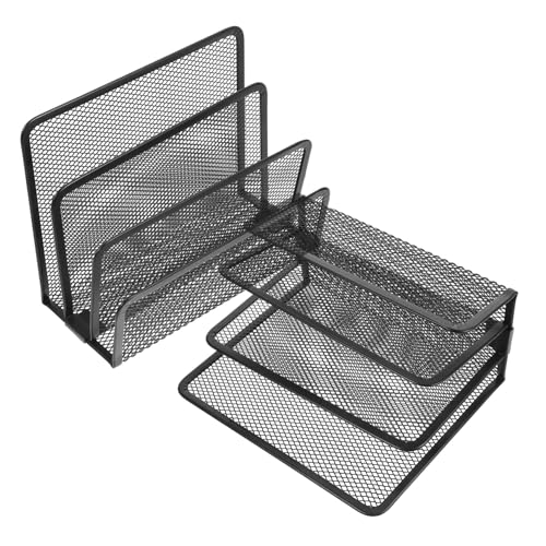 FUNNETOYU 2 Stück Briefsortierer Dokumentenhalter Tisch Dokumentenorganizer Metall Organizer für Schreibtisch Eleganter Briefablage und Aktenregal für Büro und Zuhause FUNNETOYU 2 Stück Briefsortierer Dokumentenhalter Tisch Dokumentenorganizer Metall Organizer für Schreibtisch Eleganter Briefablage und Aktenregal für Büro und Zuhause von FUNNETOYU