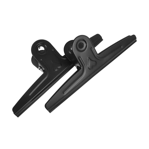 FUNNETOYU 2 Stück Extra Große Metall Binderclips aus Schwarzem Edelstahl Starke Klemmbrett Clips für Dokumentenbindung Posterhalter und Papierorganisation im Büro FUNNETOYU 2 Stück Extra Große Metall Binderclips aus Schwarzem Edelstahl Starke Klemmbrett Clips für Dokumentenbindung Posterhalter und Papierorganisation im Büro von FUNNETOYU