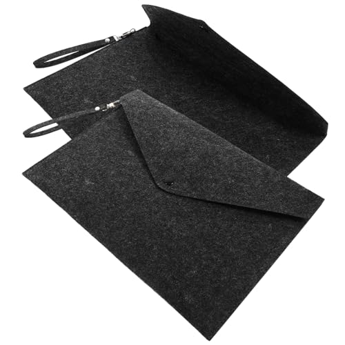FUNNETOYU 2 Stück Filz Dokumentenmappe mit Druckknopf Praktische Fächermappe für Wichtige Unterlagen Langlebiger Filz Ordner Organizer für Büro und Zuhause Sicherer Dokumentenhalter in FUNNETOYU 2 Stück Filz Dokumentenmappe mit Druckknopf Praktische Fächermappe für Wichtige Unterlagen Langlebiger Filz Ordner Organizer für Büro und Zuhause Sicherer Dokumentenhalter in von FUNNETOYU