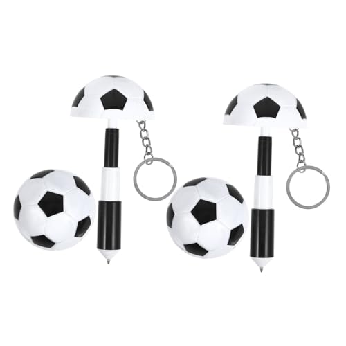 FUNNETOYU 2 Stück Fußballstift Sport-Kugelschreiber Sportstift Sport Schlüsselanhänger Schlüsselbund Fußball Stifte mehrfarbige Stifte Büro Stift Fußball Kugelschreiber Sport Stifte Plastik FUNNETOYU 2 Stück Fußballstift Sport-Kugelschreiber Sportstift Sport Schlüsselanhänger Schlüsselbund Fußball Stifte mehrfarbige Stifte Büro Stift Fußball Kugelschreiber Sport Stifte Plastik von FUNNETOYU