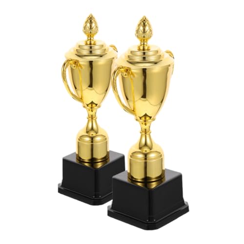 FUNNETOYU 2 Stück Kindertrophäe Trophäenbasis Siegertrophäe Pokal groß klein Student Preisverleihungstrophäe geformt deko Trophäen für Trophäen für Erwachsene Pokale Plastik Golden FUNNETOYU 2 Stück Kindertrophäe Trophäenbasis Siegertrophäe Pokal groß klein Student Preisverleihungstrophäe geformt deko Trophäen für Trophäen für Erwachsene Pokale Plastik Golden von FUNNETOYU