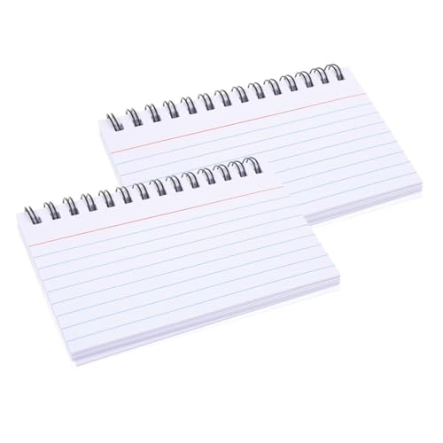 FUNNETOYU 2 Stück Kleine Spiral notizblöcke Tragbare Pocket Notizbücher mit Abreißbaren Blättern Liniert Praktische Lernkarten für Schule und Büro Leicht Mitzunehmen Hochwertiges und FUNNETOYU 2 Stück Kleine Spiral notizblöcke Tragbare Pocket Notizbücher mit Abreißbaren Blättern Liniert Praktische Lernkarten für Schule und Büro Leicht Mitzunehmen Hochwertiges und von FUNNETOYU