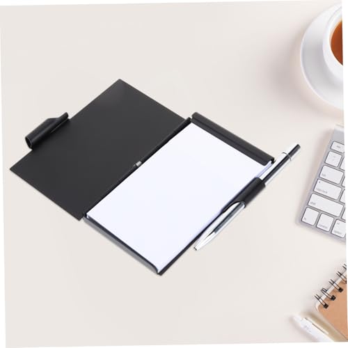 FUNNETOYU 2 Stück Metallisches Nachfüllbares Taschen Notizbuch mit Stift Kleines Robustes Memoheft für Schule Büro Unterwegs Langlebige Alu Hülle in Schwarz und Silber zum Schnellen FUNNETOYU 2 Stück Metallisches Nachfüllbares Taschen Notizbuch mit Stift Kleines Robustes Memoheft für Schule Büro Unterwegs Langlebige Alu Hülle in Schwarz und Silber zum Schnellen von FUNNETOYU
