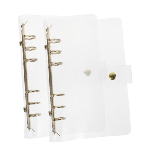 FUNNETOYU 2 Stück PVC Ringbuchhülle Gold Transparente Langlebige Notizbuchhülle Wiederverwendbar Praktische Büro und Reise Organizer Vielseitige Dokumentenmappe FUNNETOYU 2 Stück PVC Ringbuchhülle Gold Transparente Langlebige Notizbuchhülle Wiederverwendbar Praktische Büro und Reise Organizer Vielseitige Dokumentenmappe von FUNNETOYU