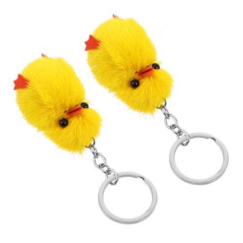 FUNNETOYU 2 Stück Plüsch Schlüsselanhänger Kleiner Gelber Entchen Anhänger Lustiges Kuscheltier Zubehör Für Erwachsene Als Geburtstagsgeschenk Und Taschenanhänger FUNNETOYU 2 Stück Plüsch Schlüsselanhänger Kleiner Gelber Entchen Anhänger Lustiges Kuscheltier Zubehör Für Erwachsene Als Geburtstagsgeschenk Und Taschenanhänger von FUNNETOYU