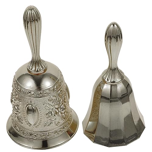 FUNNETOYU 2 Stück Retro Handglocke aus Kupferlegierung Extra Laut Vielseitige Service und Tischglocke für Bar Restaurant Hochzeit Weihnachtsdeko Praktische Glocke Klingeln und Dekorieren FUNNETOYU 2 Stück Retro Handglocke aus Kupferlegierung Extra Laut Vielseitige Service und Tischglocke für Bar Restaurant Hochzeit Weihnachtsdeko Praktische Glocke Klingeln und Dekorieren von FUNNETOYU