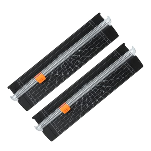 FUNNETOYU 2 Stück Teiliges Papierschneide Präziser Faltbarer Mini Papierschneider mit Langlebiger Klinge Leichtes Tragbares Schneidewerkzeug für Scrapbooking Büro und Schule Schwarz FUNNETOYU 2 Stück Teiliges Papierschneide Präziser Faltbarer Mini Papierschneider mit Langlebiger Klinge Leichtes Tragbares Schneidewerkzeug für Scrapbooking Büro und Schule Schwarz von FUNNETOYU