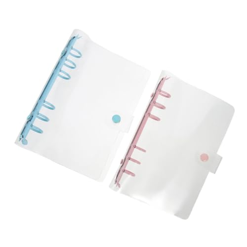 FUNNETOYU 2 Stück Transparente Ringordner Hülle in Himmelblau und Kirschblüte Abnehmbare Nachfüllbare Papierorganizer mit Druckknopfverschluss Ästhetische Büro und Schulmappe FUNNETOYU 2 Stück Transparente Ringordner Hülle in Himmelblau und Kirschblüte Abnehmbare Nachfüllbare Papierorganizer mit Druckknopfverschluss Ästhetische Büro und Schulmappe von FUNNETOYU