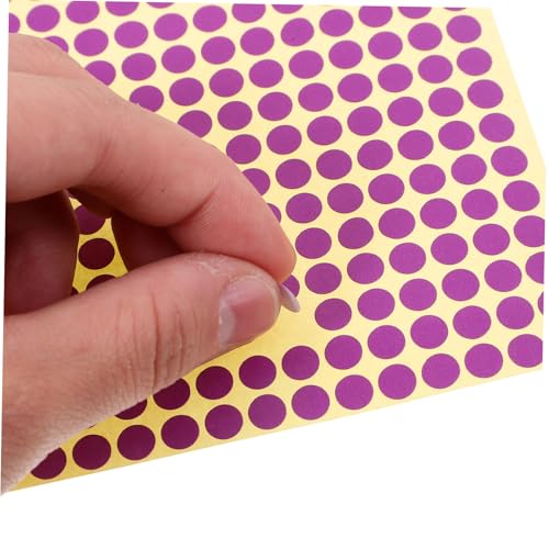 FUNNETOYU 20 Blatt Bunte Selbstklebende Punktaufkleber Kleine Runde Markierungsetiketten zum Beschriften und Klassifizieren für Schule Büro Haushalt und Bastelbedarf FUNNETOYU 20 Blatt Bunte Selbstklebende Punktaufkleber Kleine Runde Markierungsetiketten zum Beschriften und Klassifizieren für Schule Büro Haushalt und Bastelbedarf von FUNNETOYU