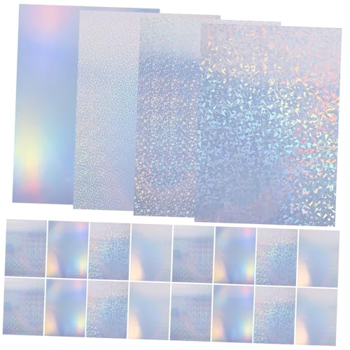 FUNNETOYU 20 Blatt Wasserfeste Selbstklebende Etikettenpapier für Drucker Bedruckbar mit Tintenstrahl und Laserdruck Holografische Sticker in Designs Starke Haftung für Adress und FUNNETOYU 20 Blatt Wasserfeste Selbstklebende Etikettenpapier für Drucker Bedruckbar mit Tintenstrahl und Laserdruck Holografische Sticker in Designs Starke Haftung für Adress und von FUNNETOYU