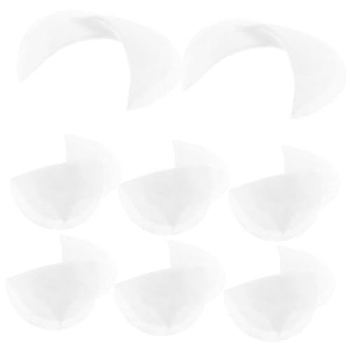 FUNNETOYU 20 Paare Baumwoll Schulterpolster zum Einnähen Leichte Atmungsaktive Schulterpolster für Damen und Herren Ergonomisch Geformt und Formstabil für Anzüge Jacken und Mäntel von FUNNETOYU