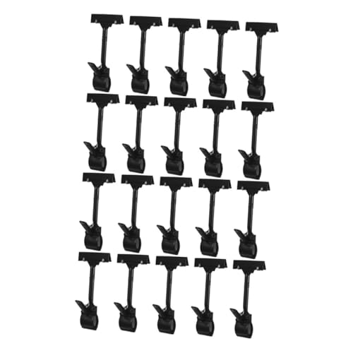FUNNETOYU 20 Stück Drehbare Preisschildhalter Clips aus Stabilem Kunststoff T-förmige Sign Clips für Supermarktregale Obststände und Kaufladen Zubehör zur Preisanzeige FUNNETOYU 20 Stück Drehbare Preisschildhalter Clips aus Stabilem Kunststoff T-förmige Sign Clips für Supermarktregale Obststände und Kaufladen Zubehör zur Preisanzeige von FUNNETOYU