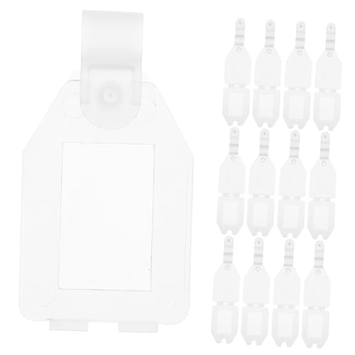 FUNNETOYU 20 Stück Etikettenhalter für Supermarkt Preisetiketten Halter aus Robustem Kunststoff für Lebensmittel und Kosmetik Design für Einfache Nutzung Langlebig und Ansprechend FUNNETOYU 20 Stück Etikettenhalter für Supermarkt Preisetiketten Halter aus Robustem Kunststoff für Lebensmittel und Kosmetik Design für Einfache Nutzung Langlebig und Ansprechend von FUNNETOYU