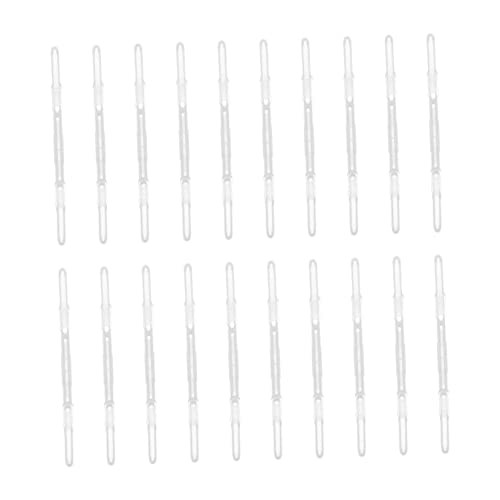 FUNNETOYU 20 Stück Plastikbinder büroartikel büromaterial büroklammern cartape papierorganiser Bunte Papierklammern Clips für Trockenstangen Binderclip Papier befestigen Loseblatt-Clips Weiß FUNNETOYU 20 Stück Plastikbinder büroartikel büromaterial büroklammern cartape papierorganiser Bunte Papierklammern Clips für Trockenstangen Binderclip Papier befestigen Loseblatt-Clips Weiß von FUNNETOYU