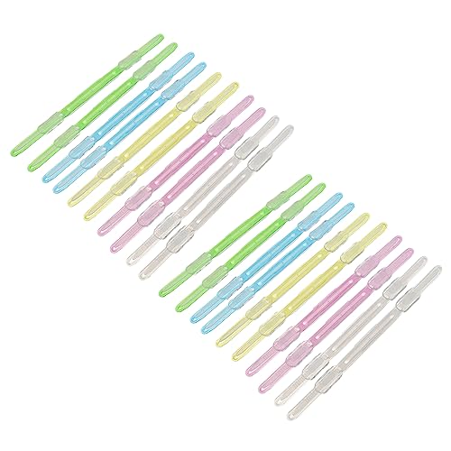 FUNNETOYU 20 Stück Plastikbinder ordner büroartikel schnell hefter Papierverschlüsse Buchbindeklammern für Schulakten, Büroklammern Papierverschluss Heftklammern in loser Schüttung Colorful FUNNETOYU 20 Stück Plastikbinder ordner büroartikel schnell hefter Papierverschlüsse Buchbindeklammern für Schulakten, Büroklammern Papierverschluss Heftklammern in loser Schüttung Colorful von FUNNETOYU
