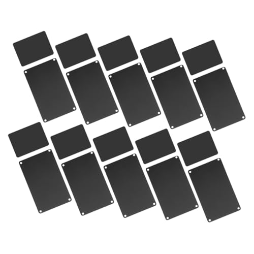 FUNNETOYU 20 Stück Teiliges Aluminium Blanko Metallschilder mit Löchern Langlebige Türschilder und Gravurplatten für Büro Zuhause Vielseitig zum Basteln und Beschriften FUNNETOYU 20 Stück Teiliges Aluminium Blanko Metallschilder mit Löchern Langlebige Türschilder und Gravurplatten für Büro Zuhause Vielseitig zum Basteln und Beschriften von FUNNETOYU
