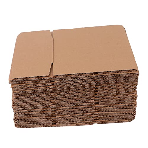 FUNNETOYU 20 Stück Teiliges Kleine Superharte Versandkartons aus Lagigem K Kraftkarton Stoßfest und Umweltfreundlich Praktische Pappboxen für Leichte bis Mittelschwere Produktverpackung und von FUNNETOYU