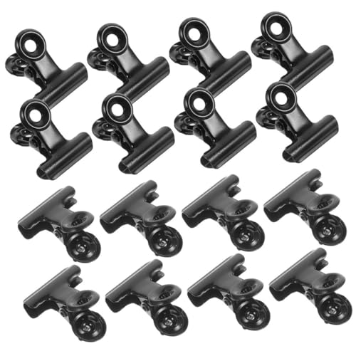 FUNNETOYU 20 Stück Teiliges Magnetische Klammern Schwarz Multifunktionale Büroklammern für Fotos Postkarten Tickets Starke Haftung Metallflächen Langlebige Halter für Büro und Zuhause FUNNETOYU 20 Stück Teiliges Magnetische Klammern Schwarz Multifunktionale Büroklammern für Fotos Postkarten Tickets Starke Haftung Metallflächen Langlebige Halter für Büro und Zuhause von FUNNETOYU