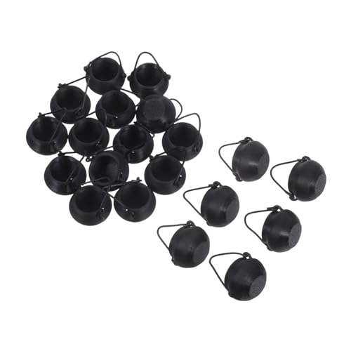 FUNNETOYU 20 Stück Teiliges Mini Halloween Kessel aus Kunststoff Kleine Robuste für Partydeko Sammlerfiguren Kompakte Ornamente für Tisch und Regaldekoration FUNNETOYU 20 Stück Teiliges Mini Halloween Kessel aus Kunststoff Kleine Robuste für Partydeko Sammlerfiguren Kompakte Ornamente für Tisch und Regaldekoration von FUNNETOYU
