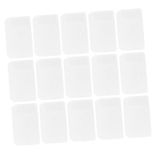 FUNNETOYU 20 Stück Teiliges PP Sammelheft Taschen mit Klappe Transparente Gelochte Aufbewahrungshüllen für Postkarten Fotos und Scrapbook Zubehör Sichere Aufbewahrung für Kreative Projekte von FUNNETOYU