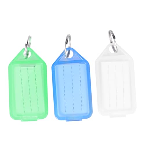 FUNNETOYU 20 Stück Teiliges Schlüsselanhänger aus Kunststoff mit Metallring Bunte Id Etiketten zum Beschriften Inklusive Weißer Papiereinlage für Schlüssel Gepäck Haustiere Zufällige Farbe FUNNETOYU 20 Stück Teiliges Schlüsselanhänger aus Kunststoff mit Metallring Bunte Id Etiketten zum Beschriften Inklusive Weißer Papiereinlage für Schlüssel Gepäck Haustiere Zufällige Farbe von FUNNETOYU