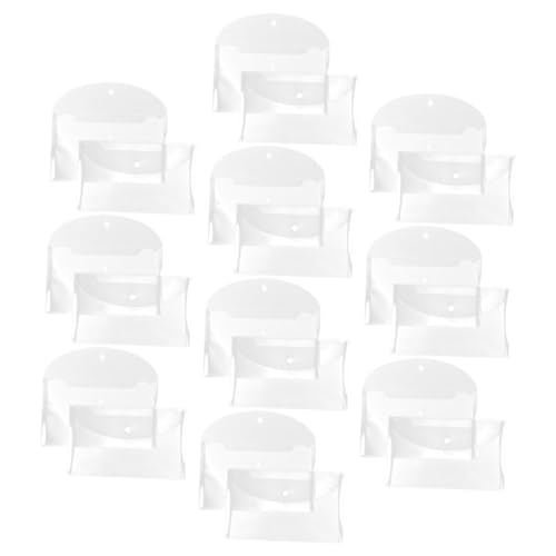 FUNNETOYU 20 Stück Teiliges Transparente Dokumententaschen mit Knopfverschluss Wiederverwendbare Leichte Aufbewahrungstaschen für Büro Schule und Zuhause Praktische Organizer für Rechnungen FUNNETOYU 20 Stück Teiliges Transparente Dokumententaschen mit Knopfverschluss Wiederverwendbare Leichte Aufbewahrungstaschen für Büro Schule und Zuhause Praktische Organizer für Rechnungen von FUNNETOYU
