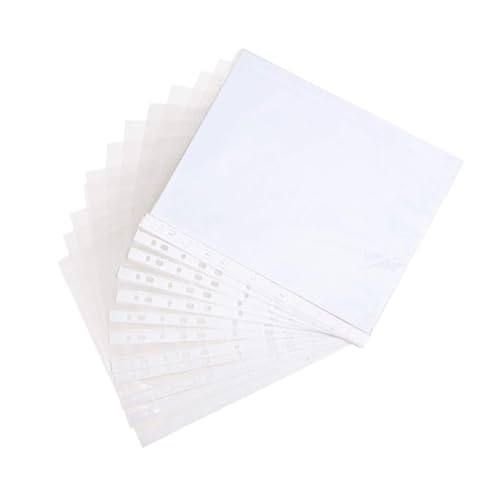FUNNETOYU 200 Stück Teiliges Klare Dokumenten Schutzhüllen mit Löchern Schnelllade Design Transparente Dicke Folien für Ordner und Mappen zum Sicheren Aufbewahren und Organisieren von FUNNETOYU 200 Stück Teiliges Klare Dokumenten Schutzhüllen mit Löchern Schnelllade Design Transparente Dicke Folien für Ordner und Mappen zum Sicheren Aufbewahren und Organisieren von von FUNNETOYU