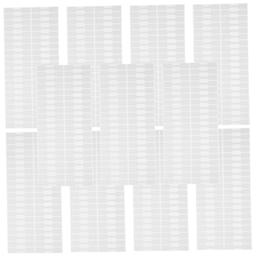 FUNNETOYU 2000 Stücke Selbstklebende Preisschilder Schmuckpapieranhänger Haftpreis -Label Papier beschreibbare Aufkleber Etiketten leere Etikettenaufkleber Schmuckpreisetikett Weiß von FUNNETOYU