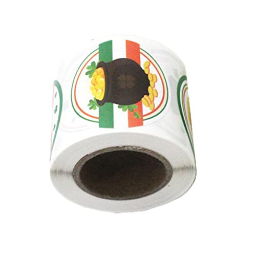 FUNNETOYU 200stücke Kleeblatt Aufkleber Für Patrick Day Abnehmbare Deko-Sticker Leuchtenden Farben Für Einladungen Und Feiertagsdekoration FUNNETOYU 200stücke Kleeblatt Aufkleber Für Patrick Day Abnehmbare Deko-Sticker Leuchtenden Farben Für Einladungen Und Feiertagsdekoration von FUNNETOYU